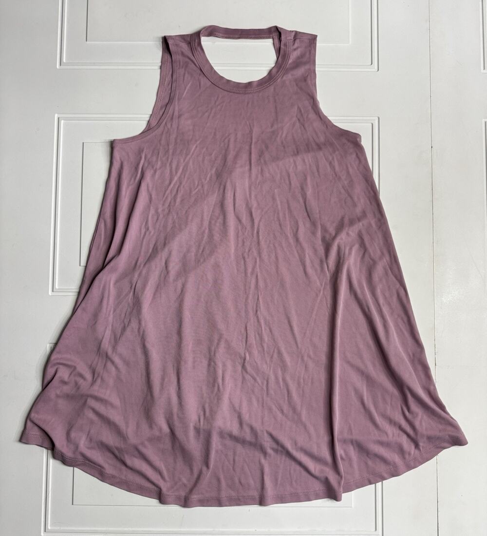 Lulus Womens Sz S Chasing Sunshine Mauve Pink Swing Summer Dress